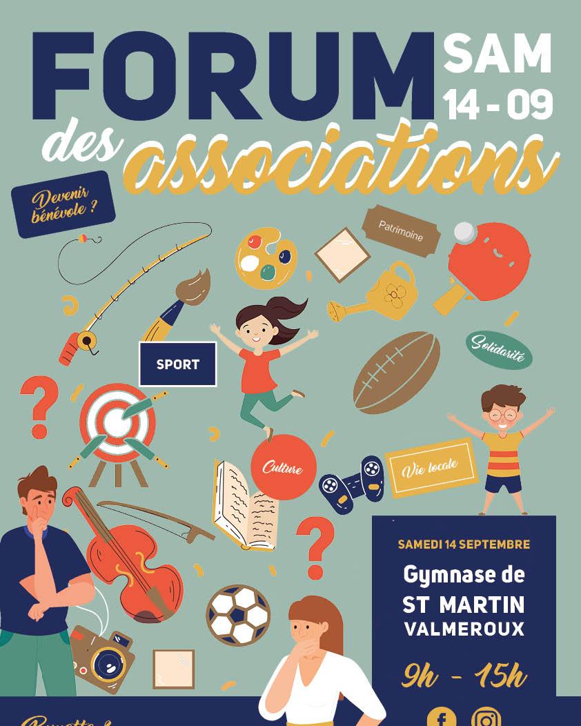 Rendez-vous au Forum des Associations